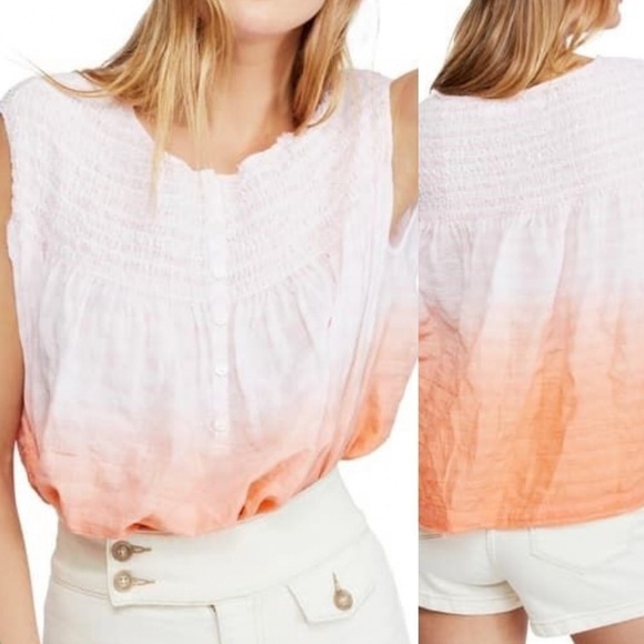 NWT‎ Free People Little Bit of Something Ombre Top - Picture 1 of 6